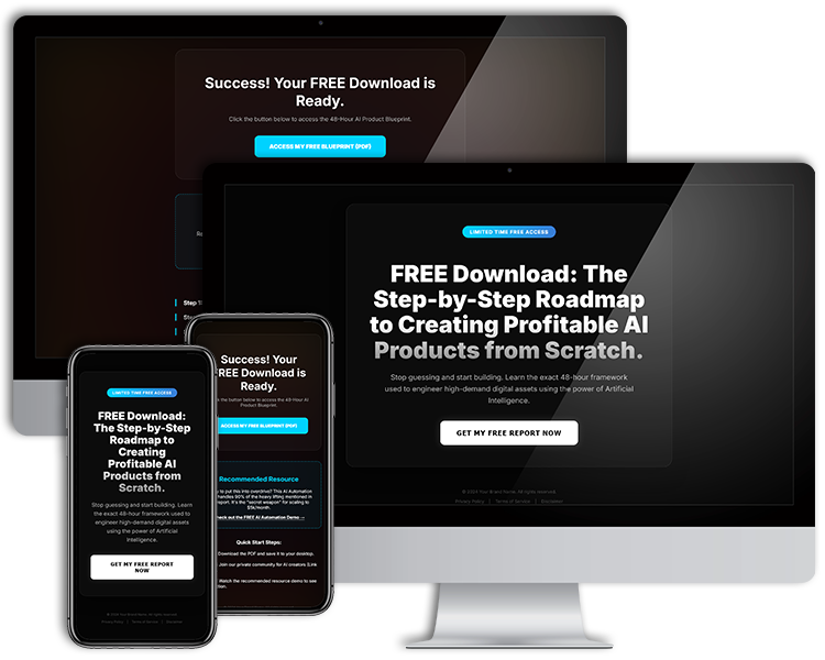 Mobile Responsive Lead Capture and Delivery Pages Mobile Responsive Lead Capture and Delivery Pages